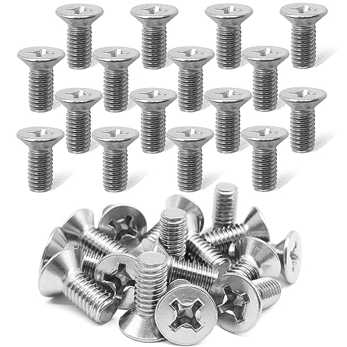16Pack Stainless Steel Brake Disc Rotor Screws, Stainless Steel Retaining Screws for Front and Rear By Mission Automotive, Compatible with for Honda, Acura, Hyundai and Kia Models - color: 16 PCS Silver