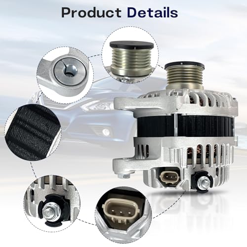 12V 110A Alternator Compatible With 2013-2018 Nissan Altima 2.5L L4 - size: 2013-2018 Nissan Altima