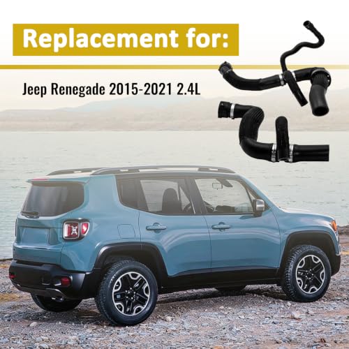 Lower Radiator Coolant Hose Kit Fit forJeep Renegade 2015-2021 2.4L