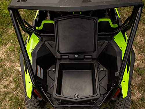SuperATV Heavy Duty Rear Insulated UTV Cooler/Cargo Box for 2019+ Honda Talon 1000R /1000X / 2020+ Honda Talon 1000X-4 | Multi Function Storage w/Mounting Kit | Sealed Lid Keeps Ice in & Mud Out