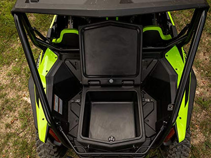 SuperATV Heavy Duty Rear Insulated UTV Cooler/Cargo Box for 2019+ Honda Talon 1000R /1000X / 2020+ Honda Talon 1000X-4 | Multi Function Storage w/Mounting Kit | Sealed Lid Keeps Ice in & Mud Out