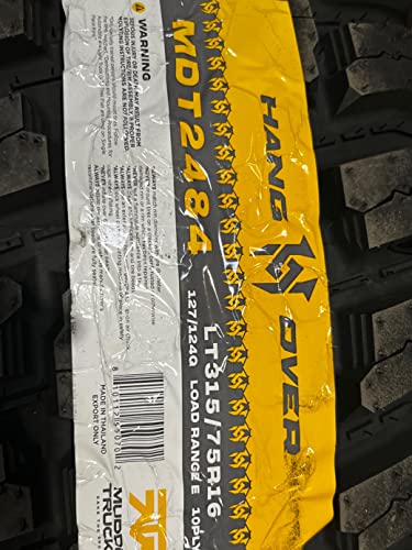 Mudder Trucker Hang Over M/T Mud Tire 315/75R16 127/124Q LRE BSW 31575R16