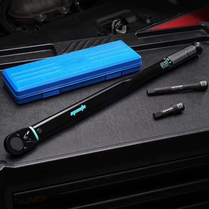 EPAuto 1/2-Inch Drive Click Torque Wrench, 25-250 ft-lb/33.9-338.9 Nm, Black - size: 1/2-Inch Drive 25-250 ft-lb