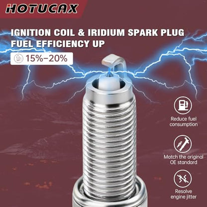 UF672 Ignition Coils & Spark Plugs Tune Up Kit, 4 Pack - size: UF672 & Spark Plugs