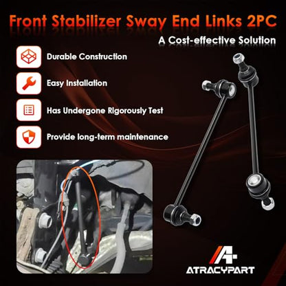 Sway Bar Links 2pcs Front, Fit For 04-12 Malibu, 05-10 Cobalt, 06-11 HHR