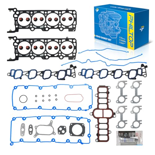 PHILTOP Head Gasket Kit Fit for Ford F-150/Expedition 2000-2004 5.4L - size: HS 9790 PT-15