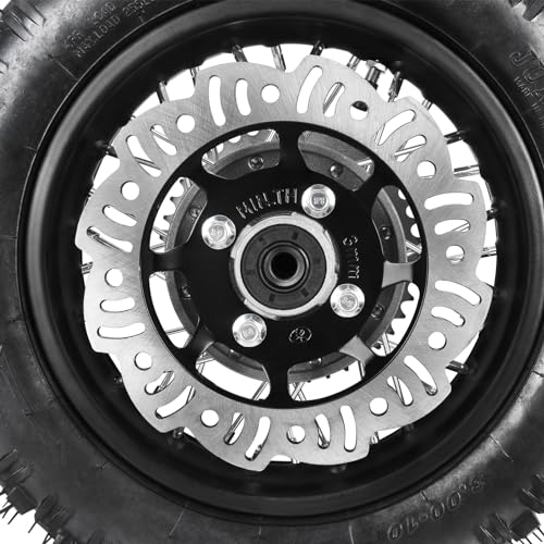 TDPRO 10" Rear Wheel 3.00-10 Tire Rim Disc Brake Assembly for Apollo Dirt Pit Bike CRF50 XR50 - size: Rear