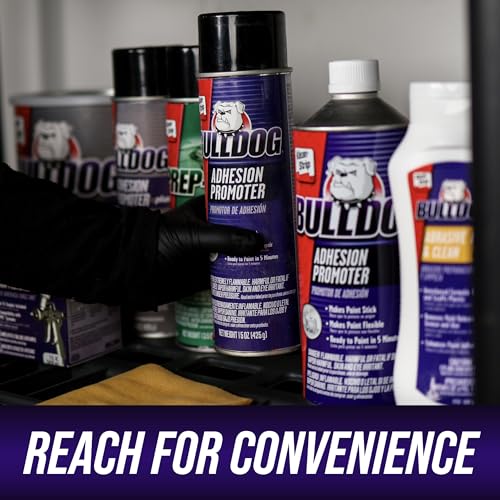 KLEAN-STRIP Bulldog Adhesion Promoter for Polyolefin Plastic Quick Dry Adhesion Promoter for Paint Prep - Fills 320 Grit Scratches - 15 Ounce Aerosol
