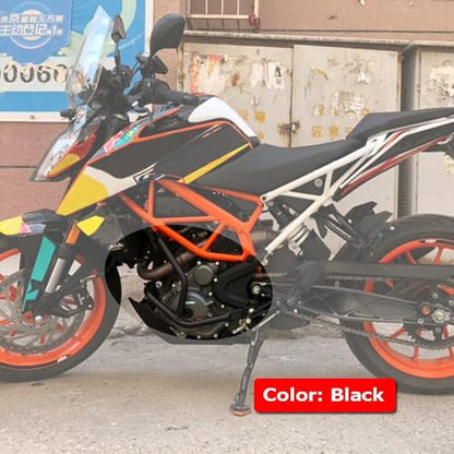 Motorcycle Accessories Engine Bumper Guard Crash Bar Frame Protector For KTM Duke 250 390 2023 2022 2021 2020 2019 2018 2017 (Black)