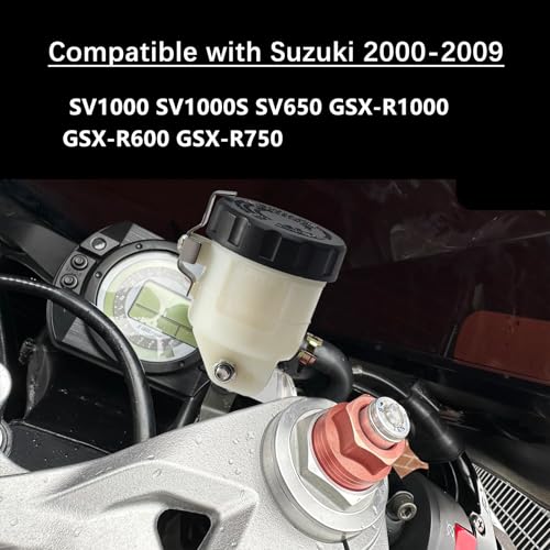 Motorcycle Brake Fluid Reservoir Compatible with Suzuki SV1000 - size: Style 3