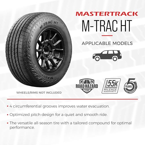 Set of 2 (TWO) Mastertrack M-TRAC HT 245/65R17 107H Tires - size: 245/65R17