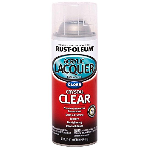 Rust-Oleum Automotive 253366 Acrylic Lacquer Spray, Clear Gloss, 11-Ounce (pack of 1) - color: Gloss Clear