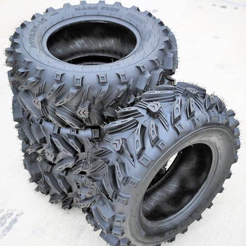 4 x Forerunner Maxx Plus 24X8.00-12 Mud Terrain 40F 6 Ply Bias Tires