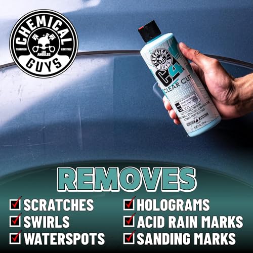 Chemical Guys, C4 Clear Cut Correction Compound for Paint Defects, 16 oz - style: C4 Correction Compound