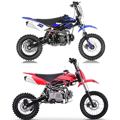 28mm High Performance Exhaust Muffler Silencer Pipe Assembly kit 90cc 110cc 125cc Dirt Pit Bike CRF50 SSR Baja Coolster Piranha Pister Pro Taotao 125cc TTR Taotao DB10 DB14 BMS pro 70 - color: Silver