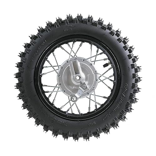 10" Rear Wheel Rim Tire Assembly 12mm Bearing 50cc 70cc 90cc 110cc Dirt Pit Pro Trail Bike CRF50 DRZ70 PW50 BBR50 TTR50 DRZ50 SSR 3.00-10 80/100-10 1.4x10 Drum Brake (Tire: 3.00-10 With Drum Brake) - size: Tire: 3.00-10 With Drum Brake