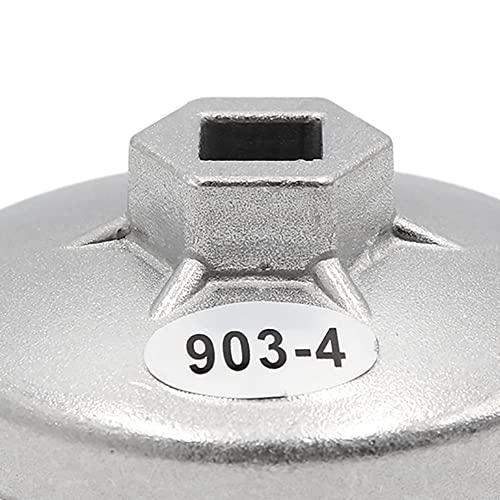 uxcell 73mm Inner Dia 14 Flute Oil Filter Cap Wrench Socket Removal Tool for Auto Car