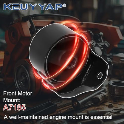 4Pcs Engine Motor Mount Compatible with Hyundai Elantra L4 2.0L 2007-2012