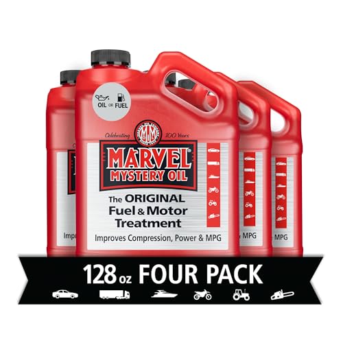 Marvel Mystery Oil Original Motor Treatment, 128 oz. (Pack of 4) - size: 128 Fl Oz (Pack of 4)