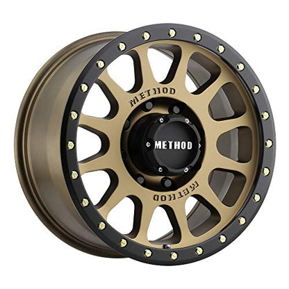 Method Race Wheels 305 NV Method Bronze/Black Street Loc 17x8.5" 8x6.5", 0mm offset 4.75" Backspace, MR30578580900 - color: Method Bronze/Black Street Loc, size: 17x8.5 inches, 8x6.5, 0/4.75"