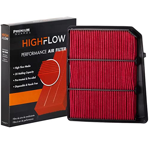 HIGHFLOW PA99212X High Performance, Pre-Oiled Disposable Engine Air Filter | Fits 2017-2024 Nissan TITAN 5.6L - size: HIGHFLOW