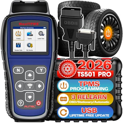 Autel MaxiTPMS TS501 PRO TPMS Programming Tool, 2026 Same as TS508WF TS508