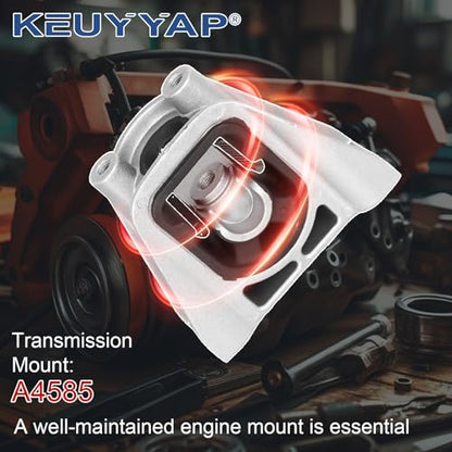 3Pcs Engine Motor Mount Compatible with Honda Civic Hybrid 1.3L 2006-2011