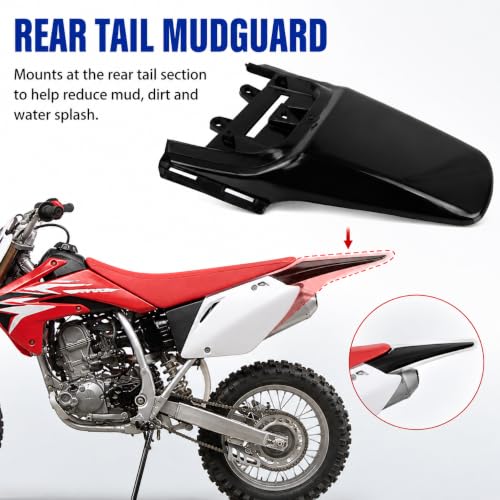 PSLER Motorcycle Rear Mudguard Fit for CRF50 XR50 110 125CC Dirt Pit Bikes