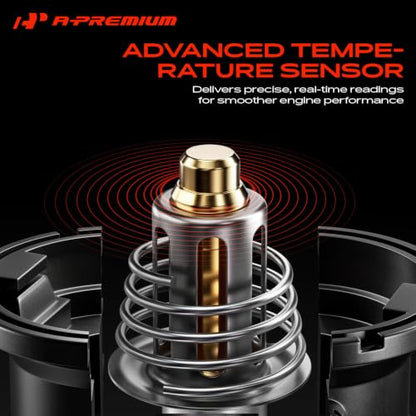 A-Premium Engine Coolant Thermostat Housing Assembly