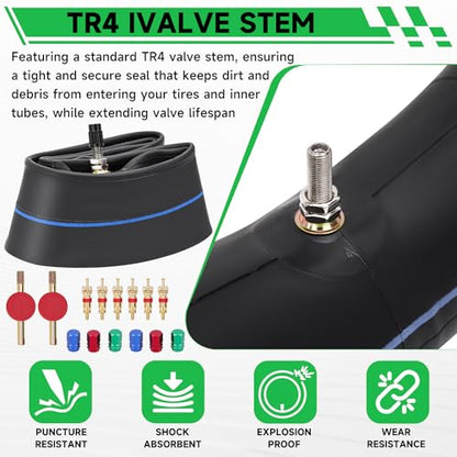 2.25/2.50-16" (70/90-16) Heavy Duty Mini Dirt Bike Inner Tube TR4 Staight Valve Stem Tire Tube XR 75 80 CRF 80F Dirt ike Pit Bikes Off Road Tyre Tubes 70/90-16 Motorcycle Inner Tire - size: 2.25/2.50-16" 2pcs