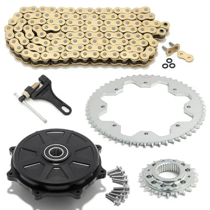 TOFR Belt Drive to Chain Drive Conversion Kit for Harley Touring 2009-UP - size: 24T+54T