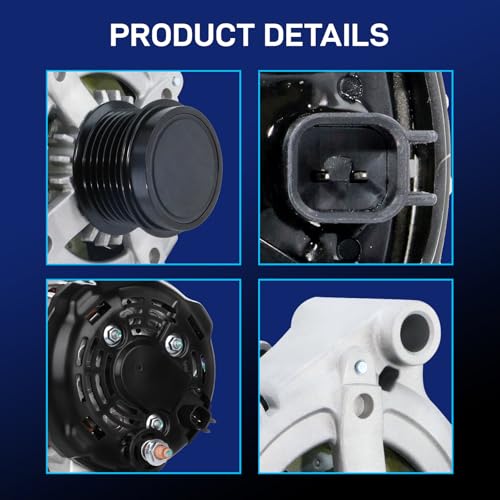 BDELI 11570N New Alternator Fit for Chrysler 11-16 Town & Country V6 3.6L - size: 11570N