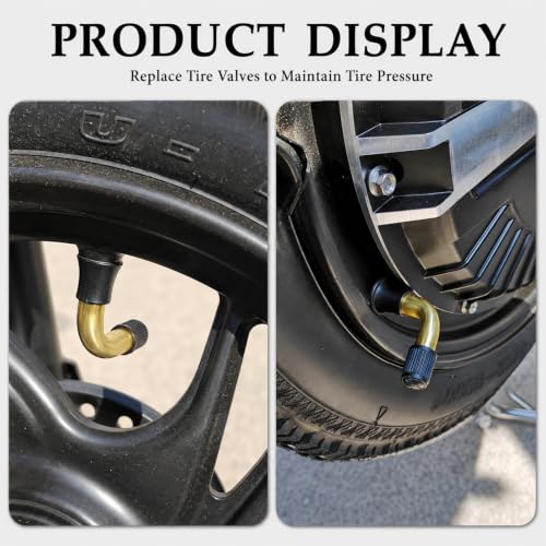 8 Pcs PVR60/PVR70 Valve Stem Bent 90 Degree Angled