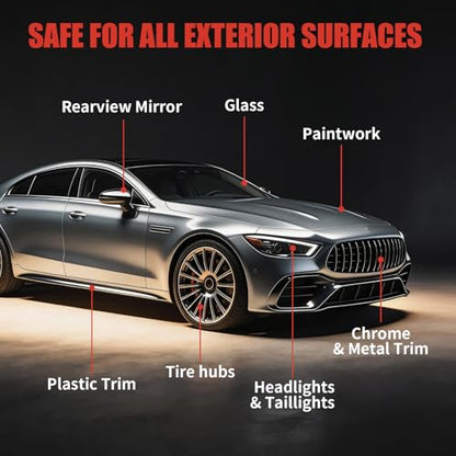 2PCS Nano-Quick Ceramic Coating Pro, Revolutionary Nano Spray for Car Detailing, Car Nano Quick Coat Restoring, for Dust-Proof Glass Effect and Lasting Luster, 3.38fl.oz