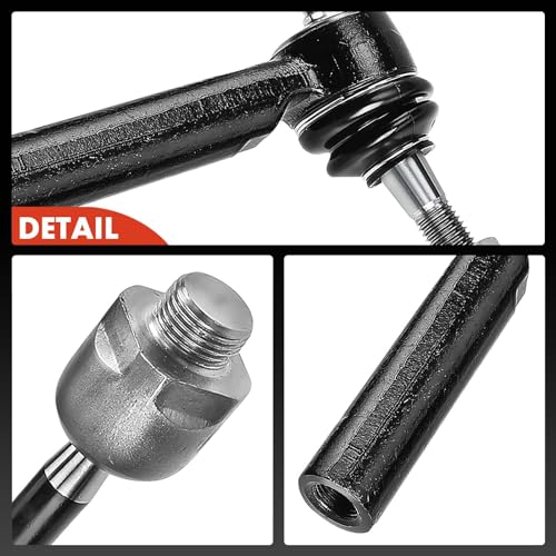A-Premium Front Inner & Outer Tie Rod End Kit Fix Uneven Tire Wear