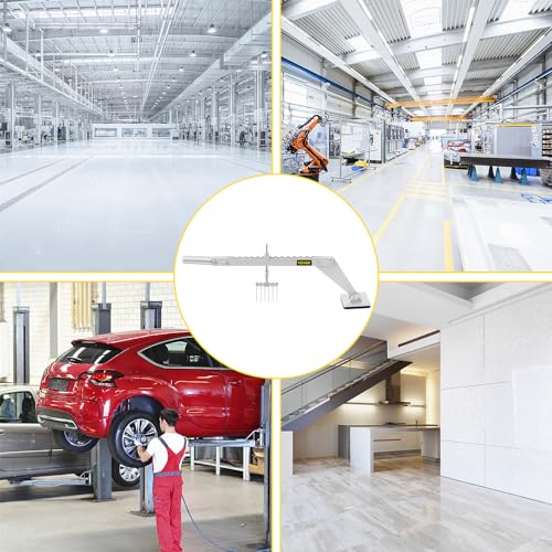 VEVOR Dent Pull Lever Bar, 6 Claw Hook Dent Puller, Single Leg Lifter Portable Dent Pull Bar Aluminum Alloy for Car Dent Repairing - style: Dent Puller