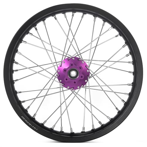 TOFR CNC 16"x1.85" Rear Wheel Rim Hub for Surron Light Bee X/Light Bee S - color: Purple, size: 16" Rear