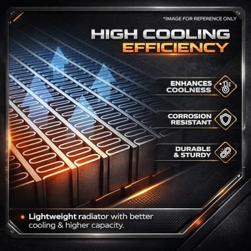 AParts Engine Cooling Radiator for Dodge Dakota 3.9L/5.2L 1992-1996 – Aluminum Radiator Replacement - size: AP-1709