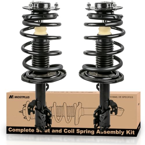MOSTPLUS Front Complete Strut Assembly & Shock Absorber w/Coil Springs Compatible with 2007 2012 Lexus ES350 2006-2012 Toyota Avalon 2007-2011 Camry, Replace 272308 272307 (Set of 2) - size: Front Struts(Set of 2), style: 2007-2011 Camry