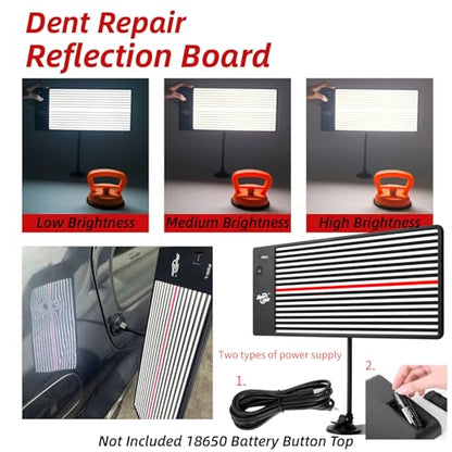 Super PDR Dent Puller Kit Paintless Dent Repair Kit for Car – Slide Hammer Suction Cup and PDR Light for 98% Auto Body Dent Removal, Hail Damage & Appliance Dents or Vehicle Dent Removal - size: PDR-A3