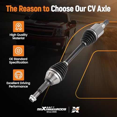 maXpeedingrods Front Left or Right Side CV Axle Assembly for Buick Rainier - color: 66-1345 1PC
