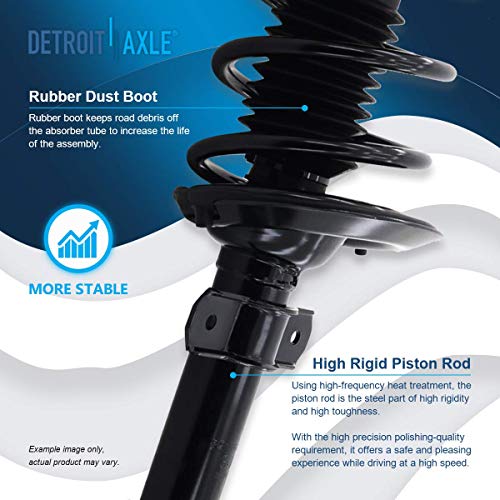 Detroit Axle - 4 Ready Struts for 1997-2005 Buick Century, 1997-2004 Regal - size: 10003-4/Shock Kit