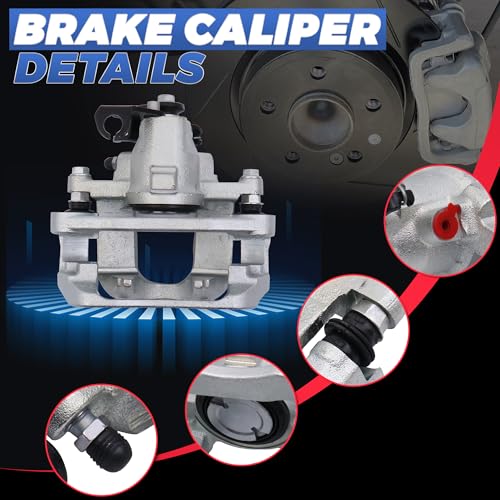 18B5080 18B5081 Rear Disc Brake Caliper Compatible with 08-12 Grand Caravan - size: Rear 18B5080+18B5081