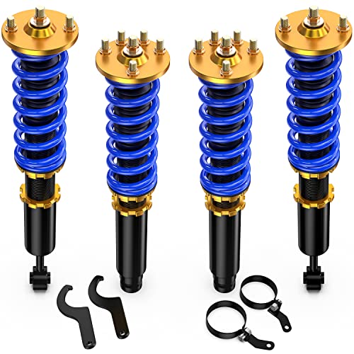 MOSTPLUS Full Coilovers Struts Compatible with 2004-2008 Acura TSX/2003-2007 Honda Accord LX EX DX SE Adjustable Height Shock Absorber Assembly (Set of 4) - size: 2003-2007 Honda Accord