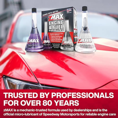 zMAX 51-011 - Engine & Fuel Formula Kit - Easy to Use - Reduces Carbon Build-Up & Lubricates Metal Extending Life of Car or Truck - Runs Efficiently, Improving Gas or Diesel Mileage - 12 oz. Each - size: Engine & Fuel - Single
