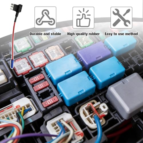 4PCS Car 12V Micro 3 Fuse Tap Add-a-Circuit Adapter