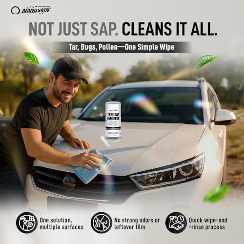Nanoskin Tree Sap Remover for Paint, Glass & Trim Cleaning, 32 Oz