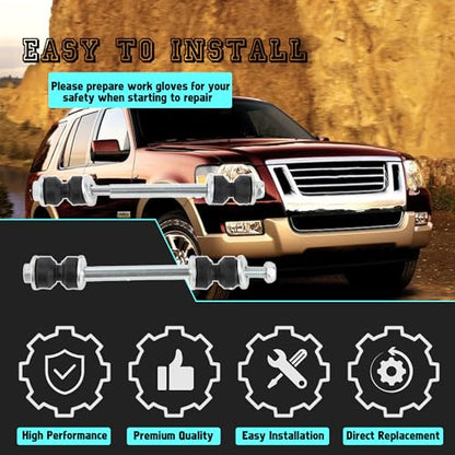 Front Stabilizer Sway Bar End Links Compatible With Ford Mazda - size: K7275