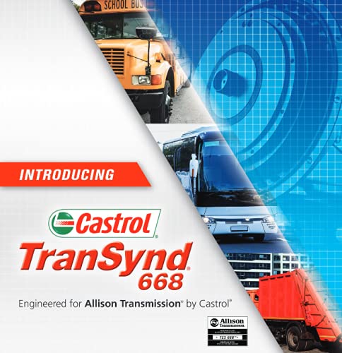 Castrol TranSynd 668 Full-Synthetic Auto Transmission Fluid, 5 Gallon Pail