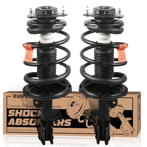 KUIPERAUTO Pair Front Complete Strut Spring Assembly 171490 171491 Compatible for 2002 2003 Toyota Camry/Lexus ES300 - size: 2x Front Struts, style: 02-03 Toyota Camry